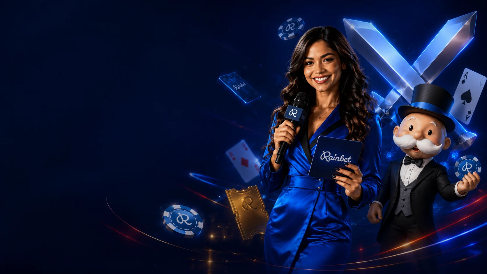 Rainbet mobile casino and sportsbook banner